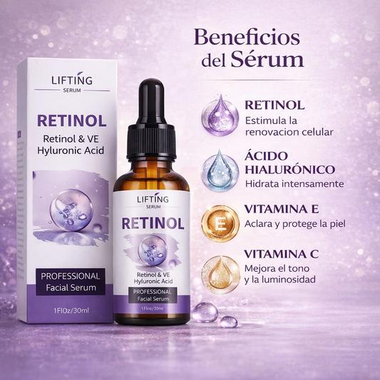 Sérum facial de Retinol
