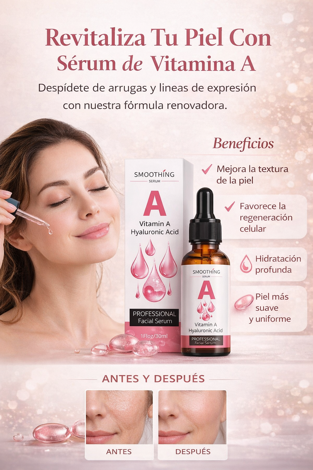 Sérum facial de Vitamina A