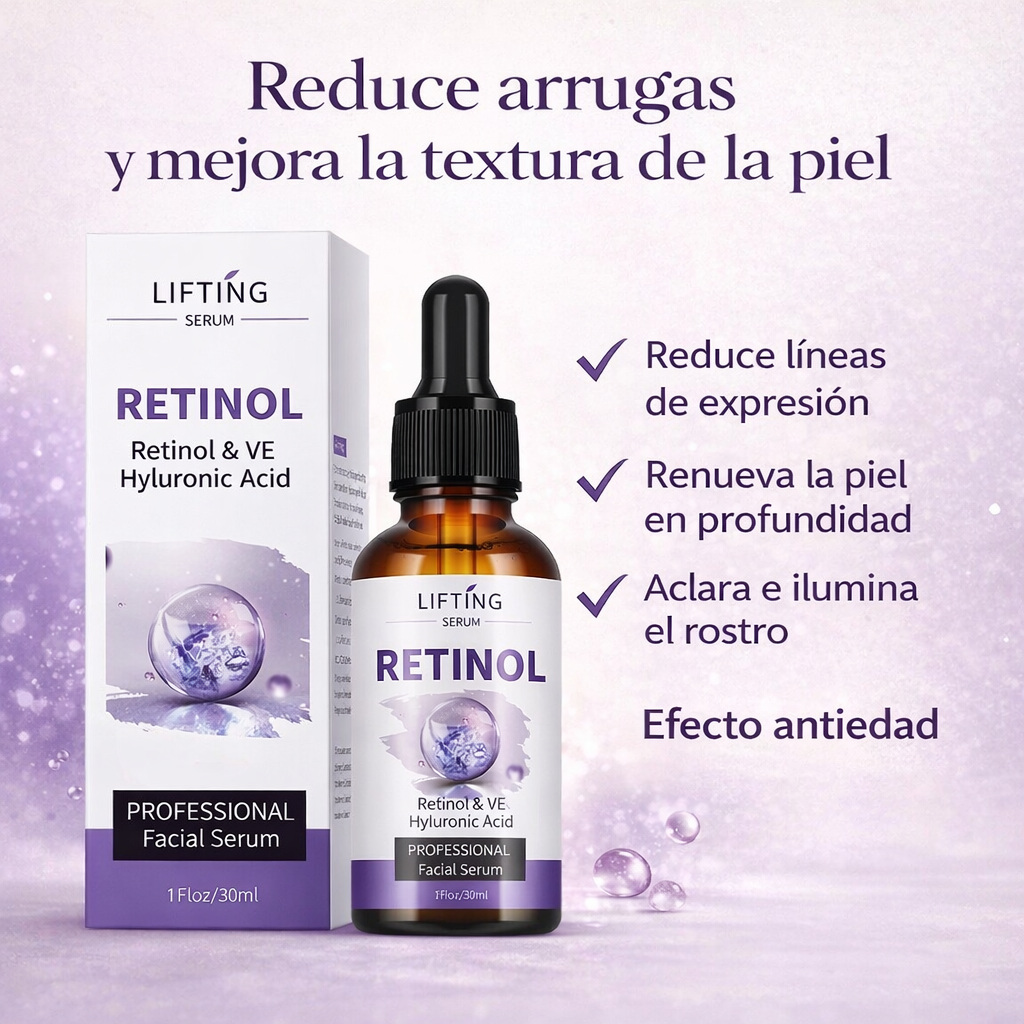Sérum facial de Retinol