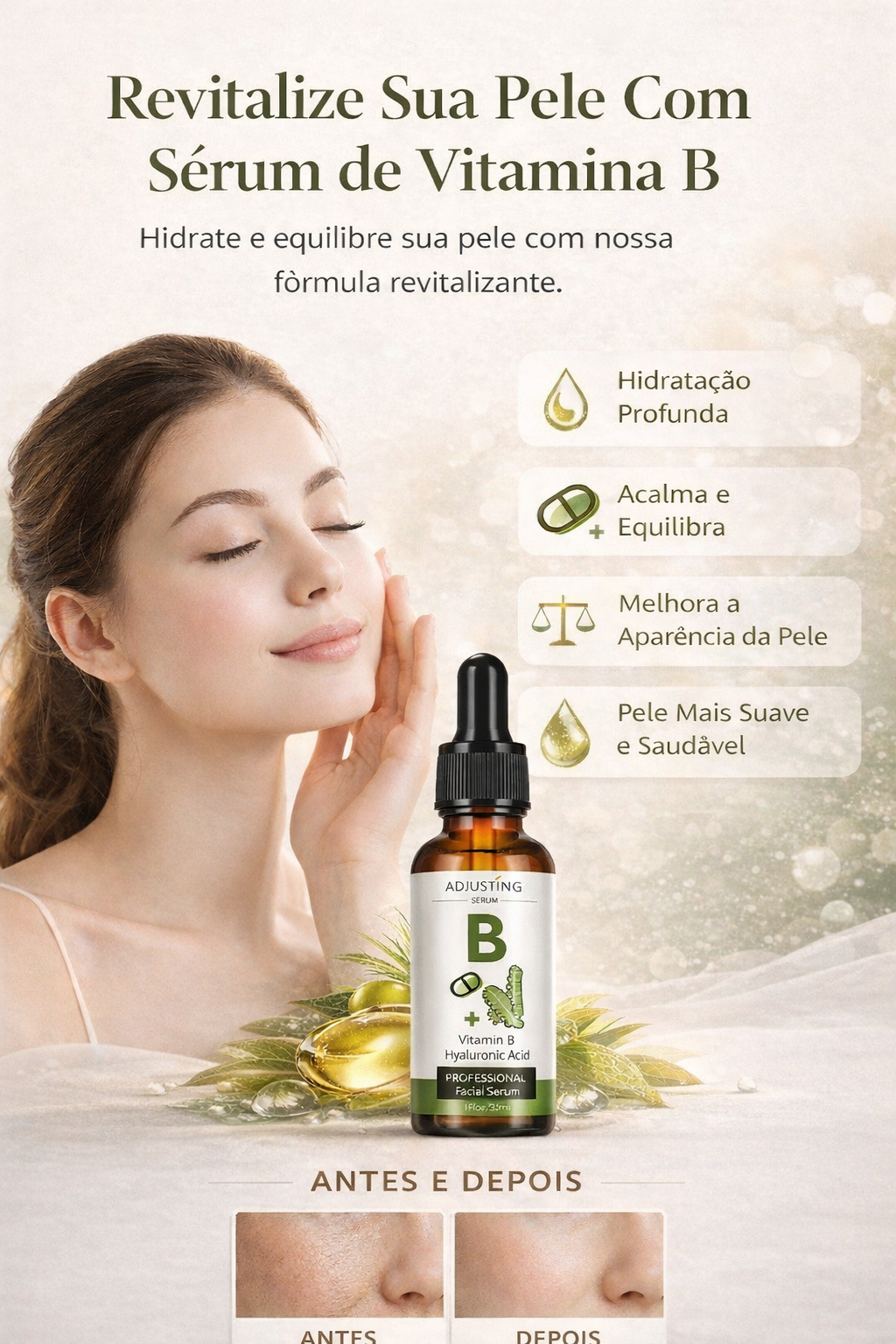 Sérum facial de Vitamina B