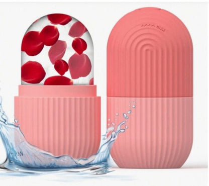 Rodillo Facial de Hielo – Masajeador Facial Refrescante de Silicona